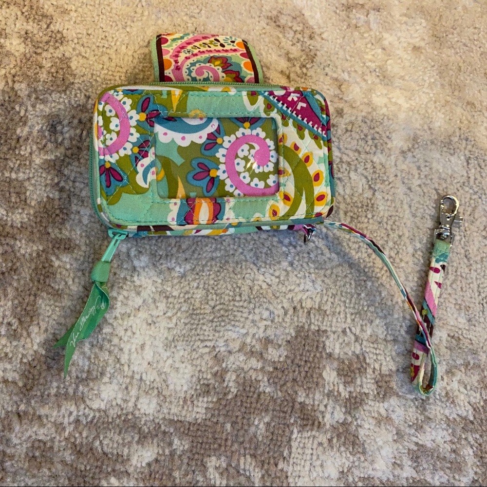 Vera Bradley Tutti Fruitti Wallet Wristlet with ID